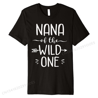 T-shirt  เสื้อยืด ผ้าฝ้าย พิมพ์ลาย Nana Of One 1st Birthday Safari เรียบง่าย พรีเมี่ยม แฟชั่นสําหรับผู้ชายS-5XL