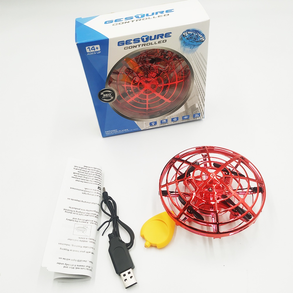 มือบิน UFO Ball Induction Interactive RC จานบิน Magic UFO ของเล่นพราวไฟ