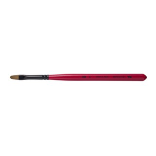 PREGEL SPIRIT OVAL L FLAT BRUSH(SP-OB-L) , พู่กันทาสีเจล