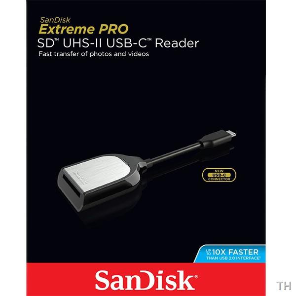 ♞▥■Sandisk Extreme Pro SD UHS-II USB-C Reader ( SDDR-409-G46 )
