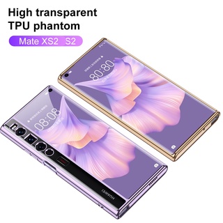 เคสโทรศัพท์ซิลิโคน TPU ใส แบบนิ่ม กันกระแทก หรูหรา สําหรับ Huawei Mate Xs2 XS 2 5G Mate Xs2