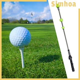 [SIMHOA] Golf Swing Trainer Aid Tempo Training Grip Gesture Correction Yellow