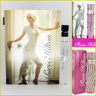 Paris Hilton Perfume by Paris Hilton EDP 1.52 ml. น้ำหอมจิ๋วแท้ แต้ม กลิ่นฟรุตตี้ หอมหวานๆหอมนานค่ะกลิ่นแบบร่าเริง สดใส