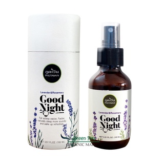 ภูตะวัน สเปรย์ฉีดหมอน Good Night 100ml. กลิ่น Lavender และ Rosemary Phutawan Pillow spray สารสกัดจากธรรมชาติ