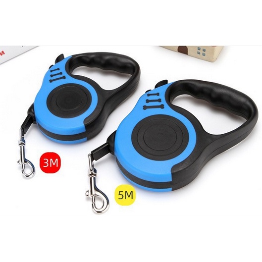 สายจูงสุนัข 3-5 เมตร มีระบบล็อค เบรคอัตโนมัติ automatic ตลับยืดหดได้  สายจูงสัตว์เลี้ยง หมา แมว รูปที่ 6
