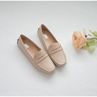 Soulmate Shoes รองเท้าหนังแท้ Classic Mate in Creamy Brown