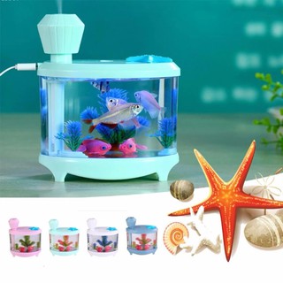 FISH TANK LIGHT HUMIDIFIERเครื่องพ่นควันเพิ่มความชื้นเรืองแสงได้ รุ่นตู้ปลา เปลี่ยนแสงได้