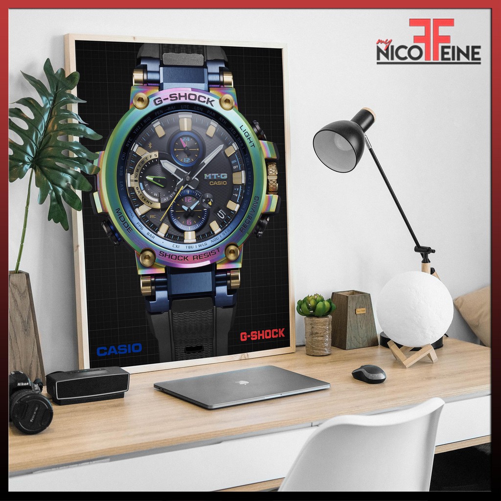 ใหม่ Casio G-Shock MTG B1000 นาฬิกาโปสเตอร์ขนาดใหญ่พิมพ์ / Wall Art