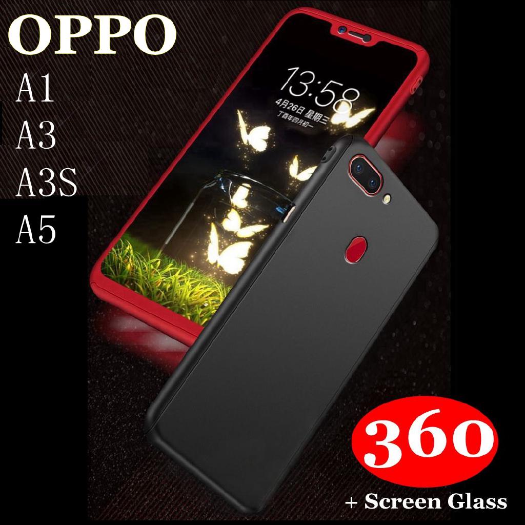 เคสโทรศัพท์มือถือแบบเต็ม 360 สําหรับ oppo a 1 a 3sa3sa5