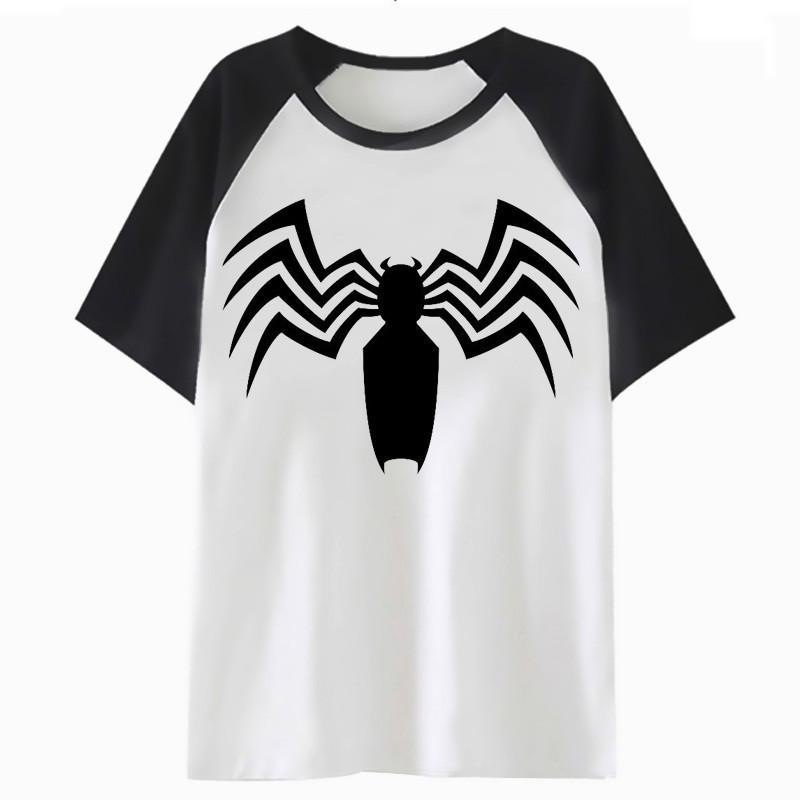 เสื้อยืด [พร้อมส่ง ของถึงไทยแล้ว]  Marvel Avengers Superhero Venom spiderman ไม่มีอาการบวม