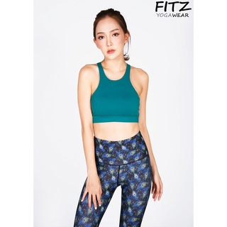 สปอร์ตบรา บราโยคะ บราออกกำลังกาย Fitz - Supreme Bliss Bra- Green petrol *พร้อมส่ง*