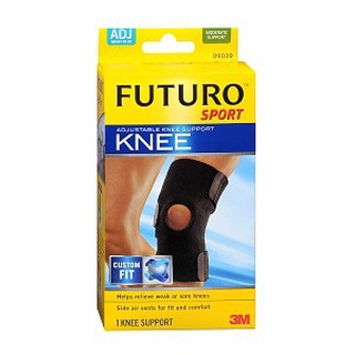 Futuro Sport Knee Adjust เสริมแกนด้านข้างเข่าและปรับกระชับได้ ขนาดรอบหัวเข่า 13-17.5 นิ้ว หรือ 33- 45.7 ซม.