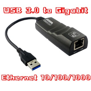 USB 3.0 To Gigabit Ethernet RJ45 Lan (10/100/1000)