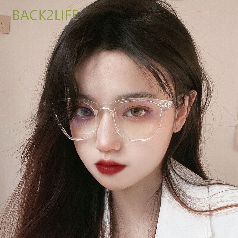 Back2Life แว่นตาป้องกันรังสีแสงสีฟ้าสไตล์เกาหลีสําหรับผู้หญิงและผู้ชาย ...