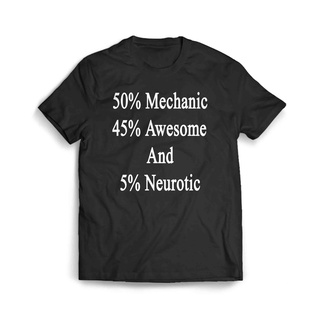 เสื้อผ้าผชเสื้อยืด ลาย 50 Mechanic 45 Awesome And 5 สําหรับผู้ชายS-5XL