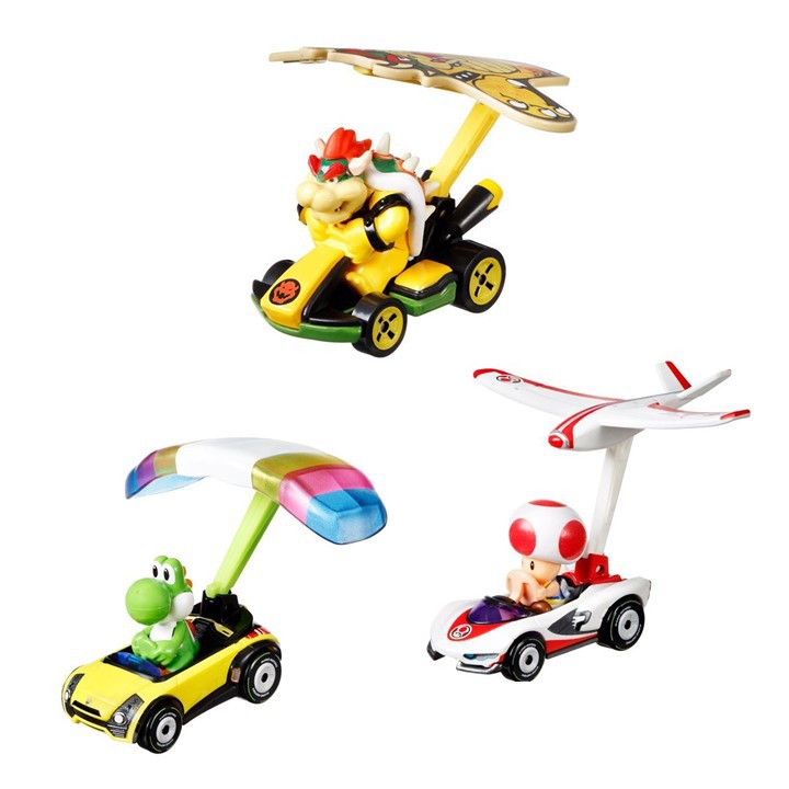 Hot Wheels Mario Kart Gliders โมเดลรถของเล่นมาริโอ้ รุ่น GVD30