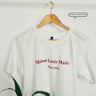 "Maison Louis Marie" เสื้อยืดสกรีน สวมใส่สบาย