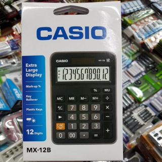 Casio MX-12B เครื่องคิดเลขตั้งโต๊ะ 12หลัก ของใหม่ ของแท้รับประกัน2ปีจากCMG