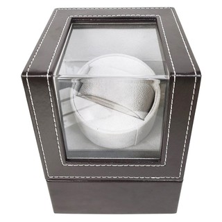 4.4 MEGA SALE  watch winder 1 เรือน (มี 2 สีให้เลือก) กล่องนาฬิกา กล่องหมุนนาฬิกา กล่องหมุนนาฬิกาอัตโนมัติ z5dq