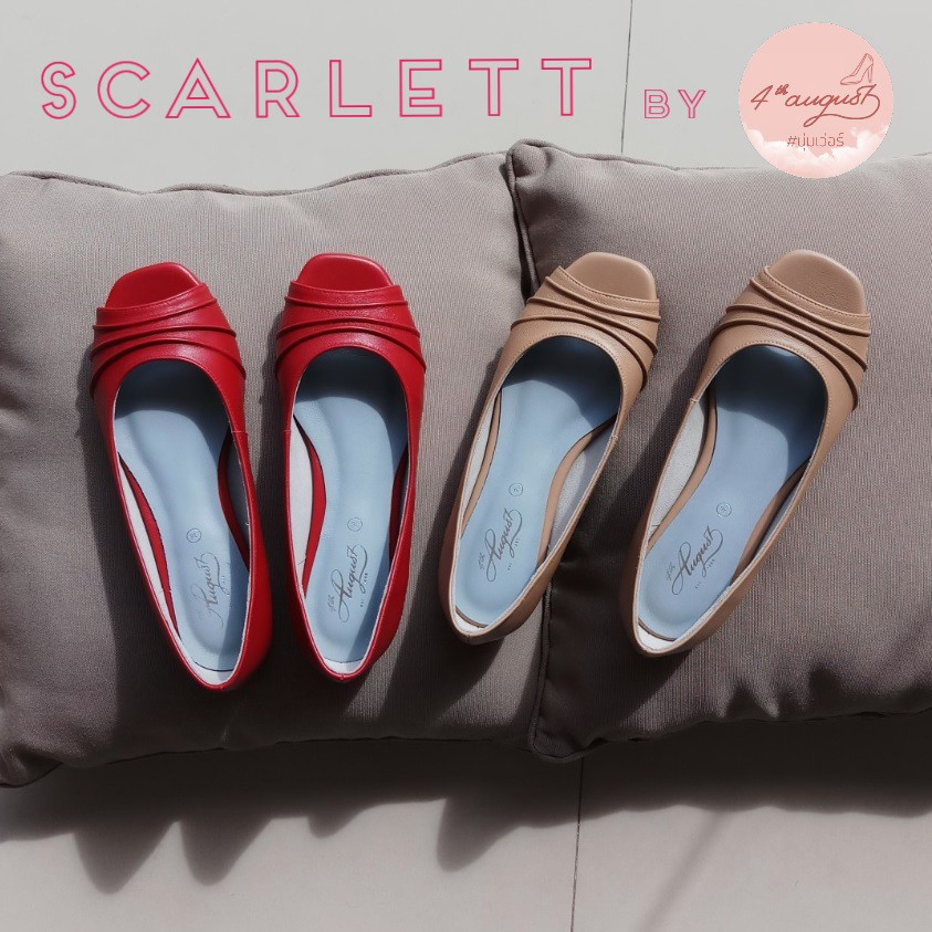 FourthAugust รองเท้าหนังแกะ รุ่น SCARLETT ด้วยSupportคุณภาพสูง จะช่วยลดความเมื่อยล้า จากการยืน หรือเดินทั้งวัน
