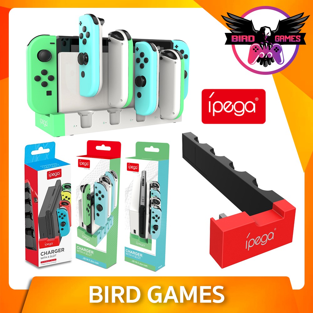 แท่นชาร์จ Ipega Charger with 4 Slot for Nintendo Switch Joy-Con [แท่นชาร์จ Ipega] [แท่นชาร์จจอย Con 