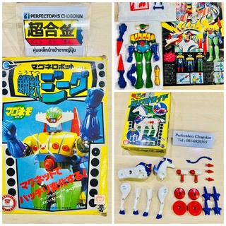 หุ่นแม่เหล็ก เก่า 1989’s Original Takara Made in Japan หุ่น Jeeg และ ม้า Panteroid