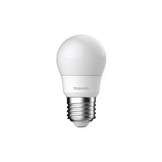 หลอด LED หลอดไฟ LED TOSHIBA A45 G7 4 วัตต์ WARMWHITE E27 สีเหลือง/ขาว