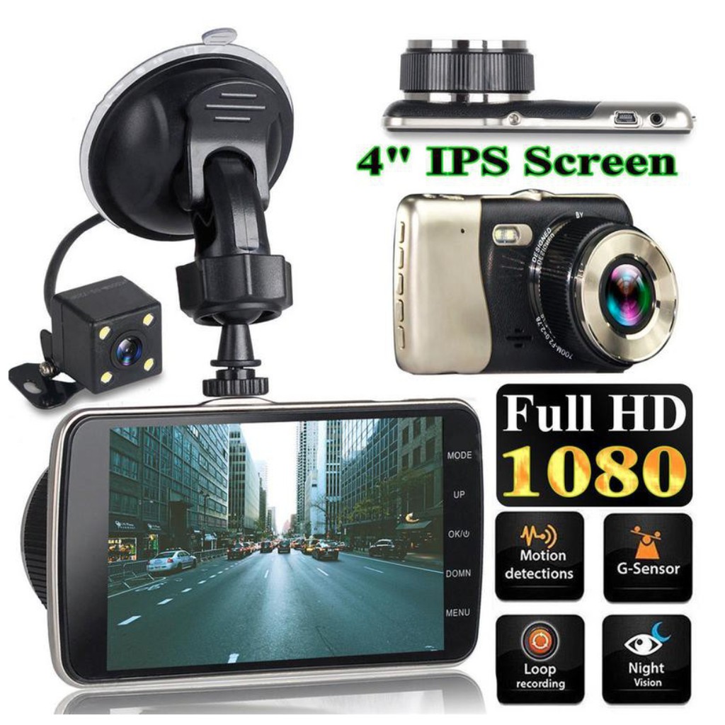 Car Camera Dashboard Cam DVR Camera Video Recorder 1080p HD Reverse Rear View