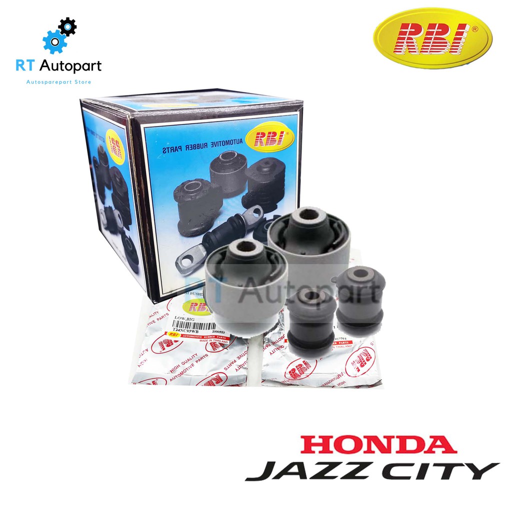 RBI บูชปีกนก Honda City GM6 Jazz GK ปี14-19 / บูชปีกนกล่าง ซิตี้ แจ๊ส / 51391-T5A-J01 51392-T5A-J01