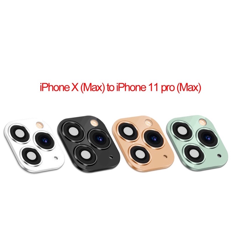 เลนส์กล้อง ไอโฟน X Xs Xmax เป็น 11 pro, 11 promax พร้อมส่งจากไทย ยอดขายกว่า 400 ชิ้น