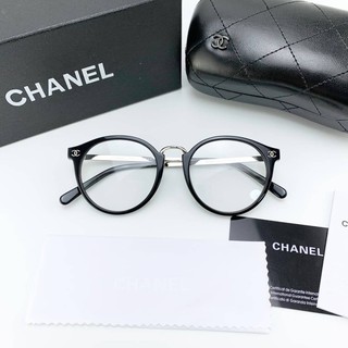 CHANEL EYEGLASSES CC LOGO SILVER HARDWARE กรอบแว่นตาตัดเลนส์สายตา แฟชั่นผู้หญิง แบรนด์เนม ชาแนล