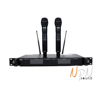 ไมค์ลอย ไมโครโฟน UR12D ไมค์เสียงดี ปรับความถี่ได้ ย่านความถี่ UHF microphone wireless