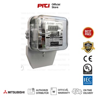 Mitsubishi มิเตอร์ไฟฟ้า MF-33E : 1เฟส รุ่น 5(15)A 220V มิเตอร์ไฟฟ้าชนิดจานหมุน