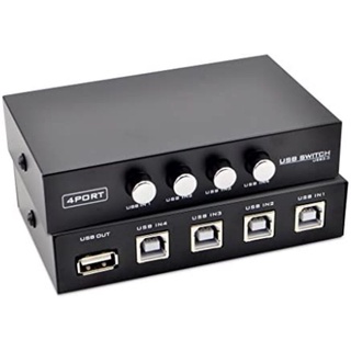 USB 2.0 Sharing Manual Switch Box Hub 4port