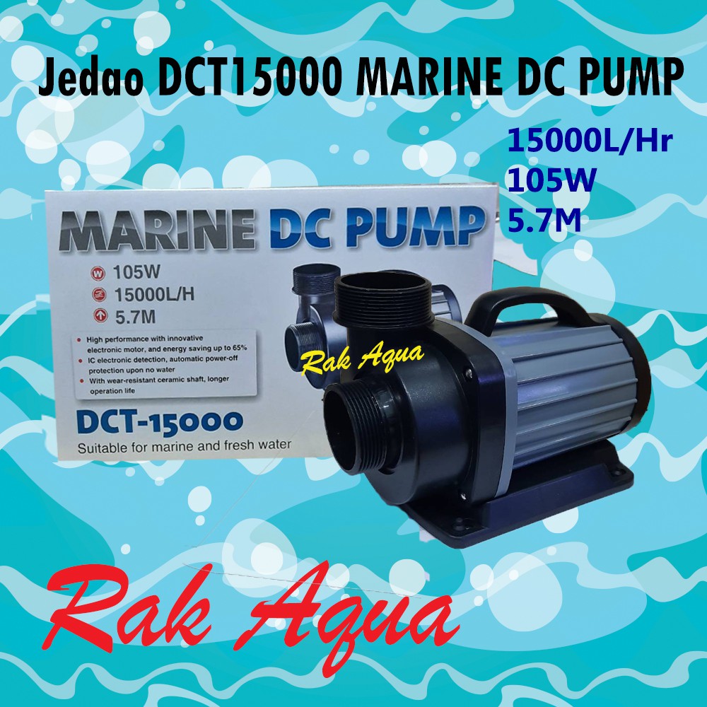 Jebao  DCT-15000 พร้อมแผงควบคุมแรงดันของน้ำ ปรับระดับความแรง-เบาได้ 105W