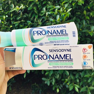 ยาสีฟันเซ็นโซดายน์ Sensodyne® Pronamel Daily Protection, Mint Essense 113g ปกป้องเคลือบฟัน &amp; การกัดเซาะของกรด