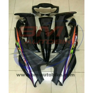 ชุดสี SUZUKI SMASH 110 D JUNIOR, PRO สีดำ กันตกยาว (ส่งเคอรี่ได้เท่านั้นค่ะ) ซูซูกิ สแมช110 จูเนียร์ เฟรมรถ กรอบรถ