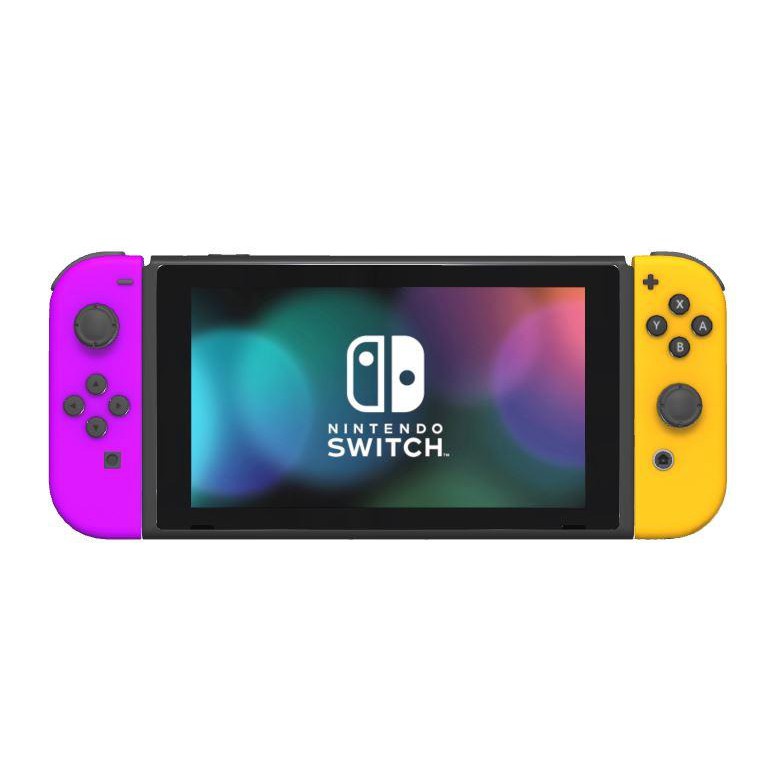 JoyCon สีม่วงส้ม Nintendo Switch (จอยcon Switch)(จอยคอน Switch