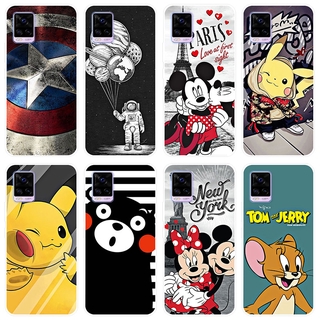 เคสสำหรับ Vivo V20 Pro Case Silicone Back Cover Soft Casing Vivo V20 Pro 2020 V20Pro cartoon TPU เคส