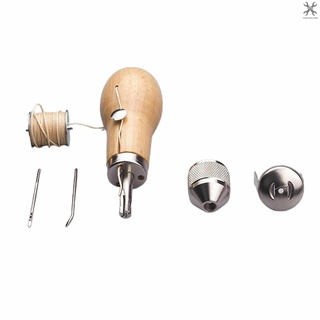 【toolhelper】ชุดเครื่องมือเย็บหนัง เข็มขี้ผึ้ง DIY