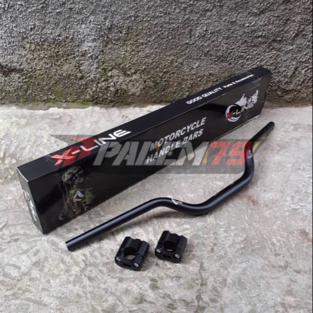 แฮนด์ Fatbar และ Raiser KLX Dtracker CRF 150 สีดํา