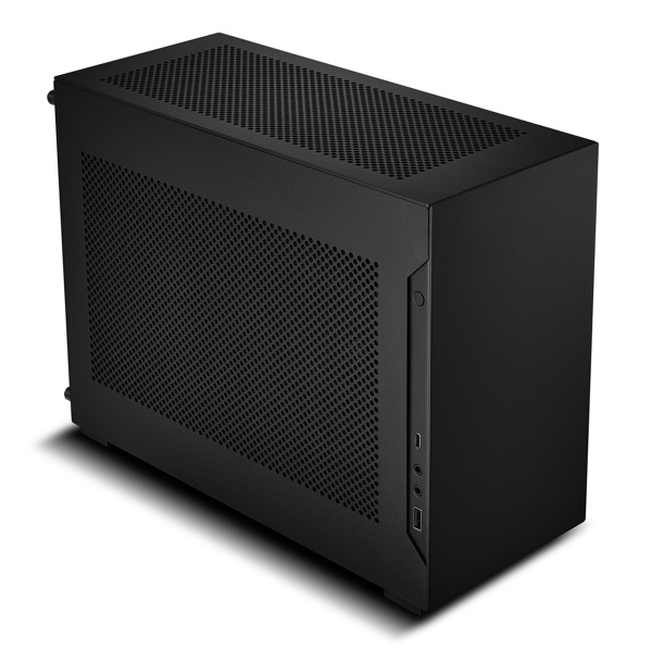 LIAN LI A4H2O Mini-ITX Case Silver & Black With PCIe Riser 4.0