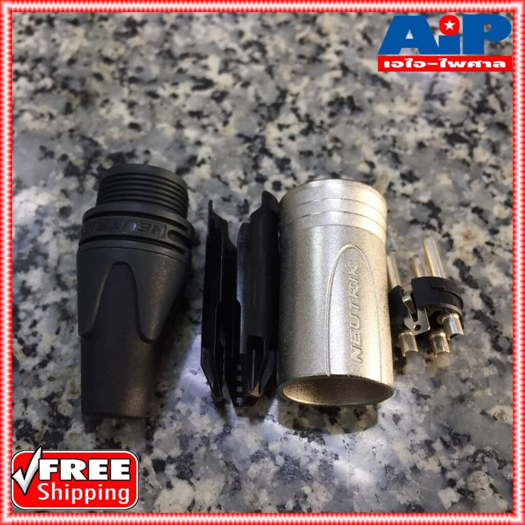 ตัวสีเงิน แพ็ค8ตัว NEUTRIK ของแท้ NC-3MXX CANNON XLR ตัวผู้ NC3MXX แคนนอนตัวผู้ สำหรับเข้าหัว สายสัญญาณ NC 3 MXX เอไอ...