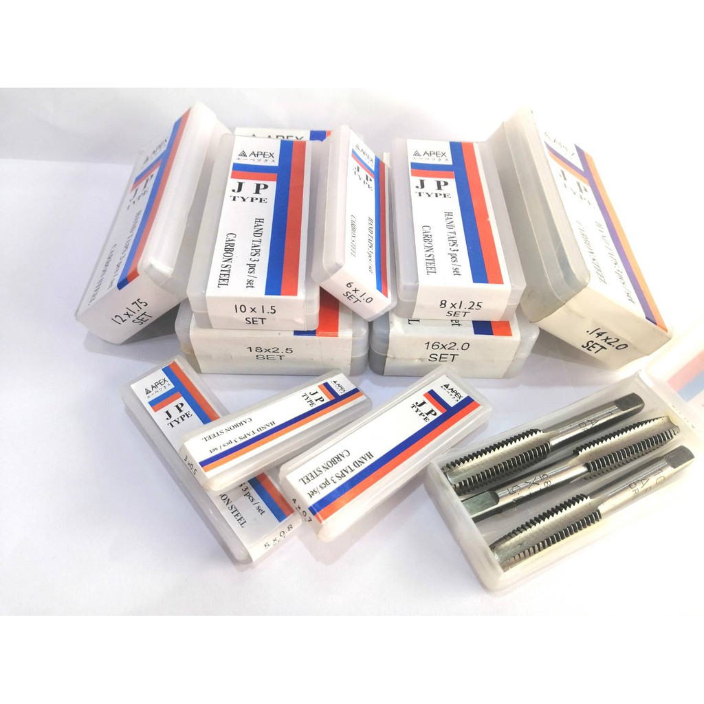 **พร้อมส่ง**ต๊าปมือ(มิล) APEX 3ตัว/ชุด  M3-M18 มีหลายขนาดให้เลือก