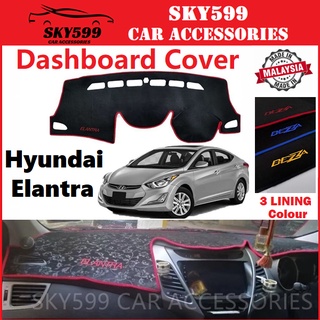 แผ่นแดชบอร์ด กันลื่น คุณภาพสูง สําหรับ Hyundai Elantra 2011-2015