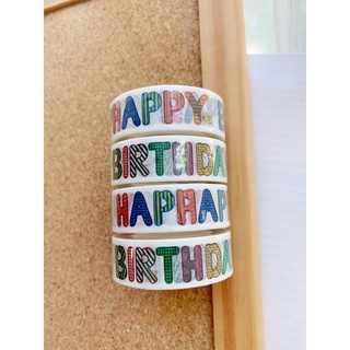 🎂 HAPPY BIRTHDAY WASHI TAPE 🎂 วาชิเทป เทป สุขสันต์วันเกิด 🎂