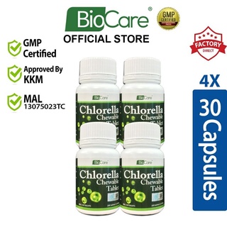 Chewable Biocare Chlorella 4 bottles ⚃