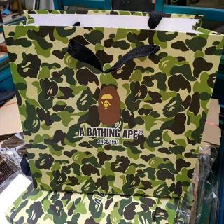 Bape ถุงกระดาษสําหรับใส่จัดเก็บเสื้อผ้า