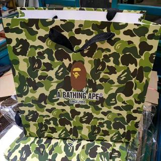 Bape ถุงกระดาษสําหรับใส่จัดเก็บเสื้อผ้า