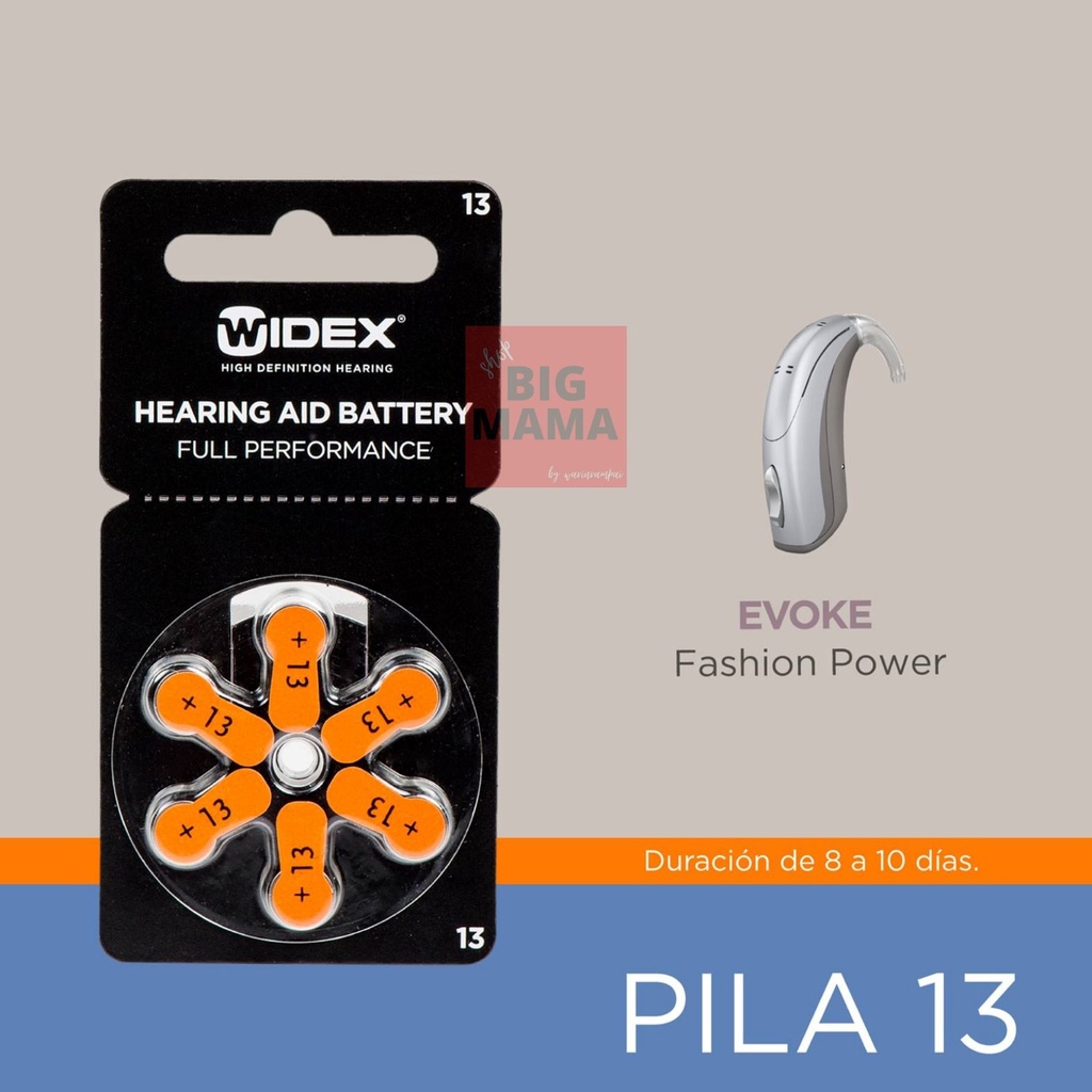 ถ่านเครื่องช่วยฟัง ถ่านกระดุม ถ่านก้อนเล็ก แบตตเตอรี่เครื่องช่วยฟัง Widex hearing aid battery